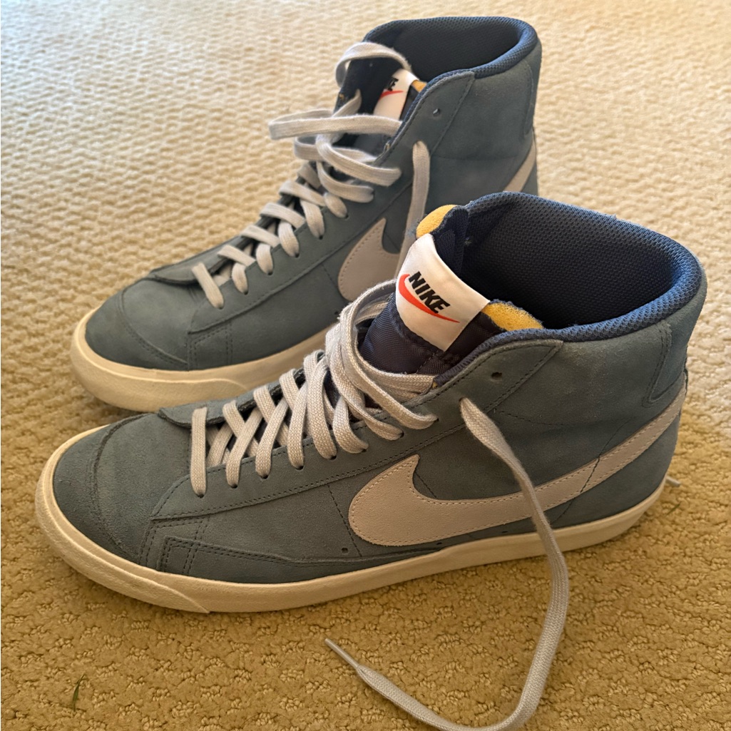 Suede Blue Men’s Nike Blazers Size 10.5